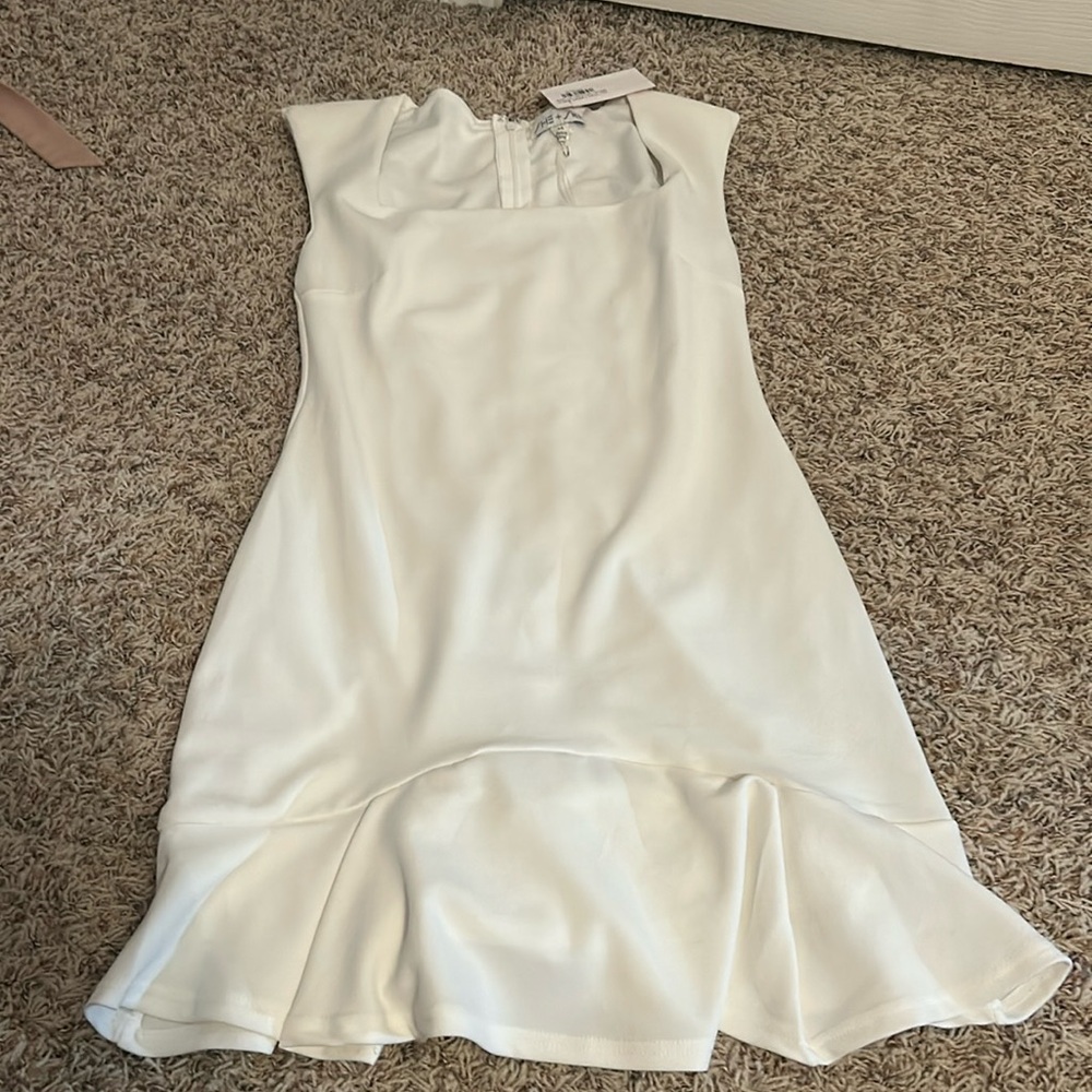 White formal dress